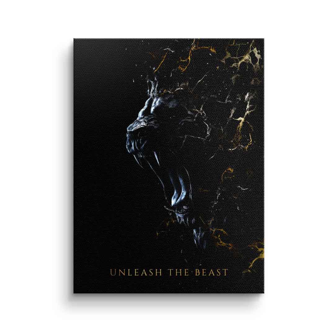 Canvas Abstract Lion