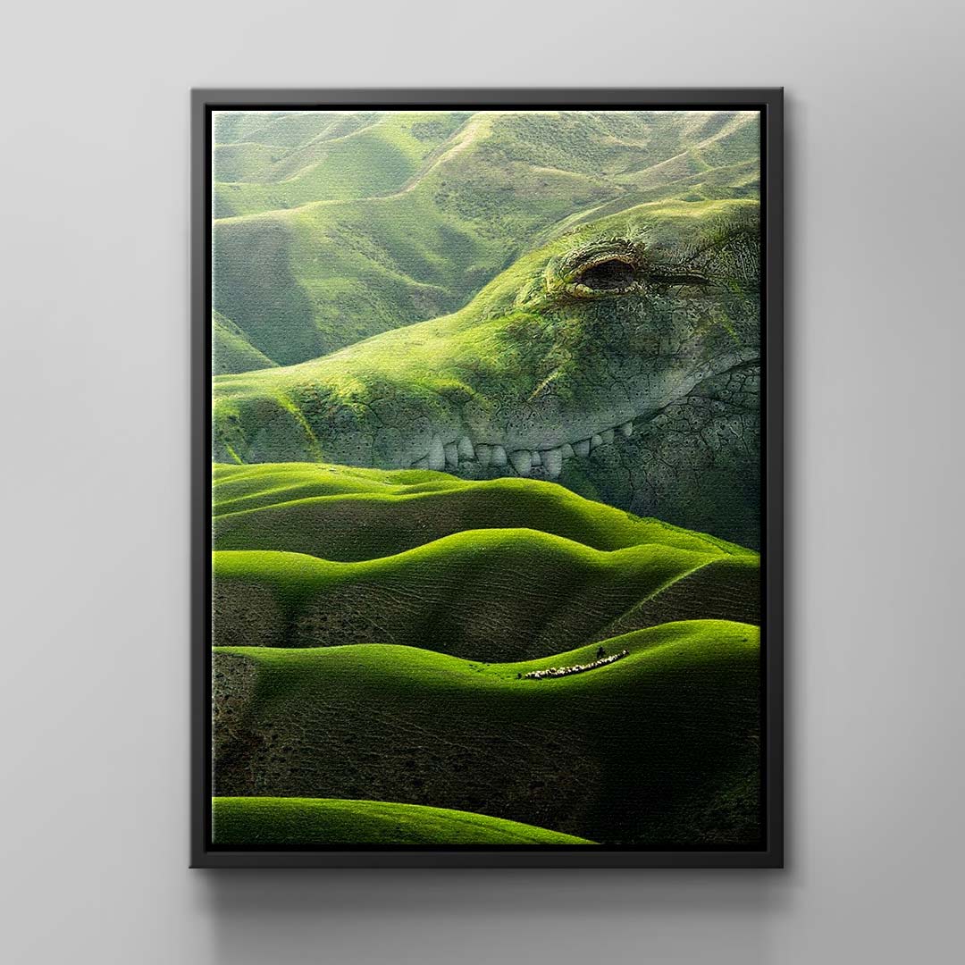 Canvas Alligator Landscape