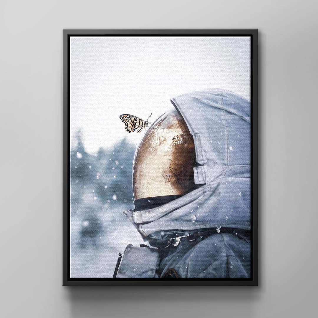 Canvas Astronaut Butterfly