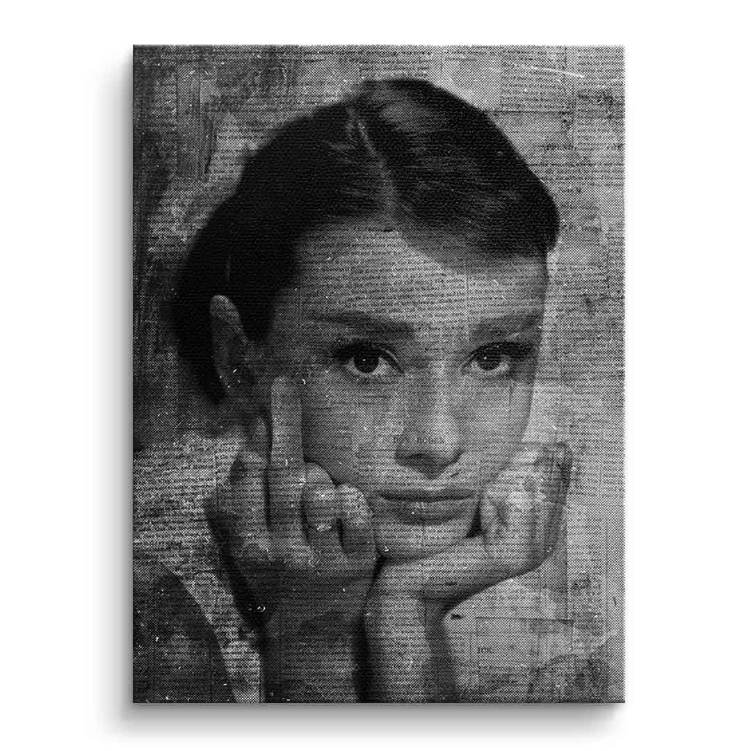 Canvas Audrey Hepburn Portrait