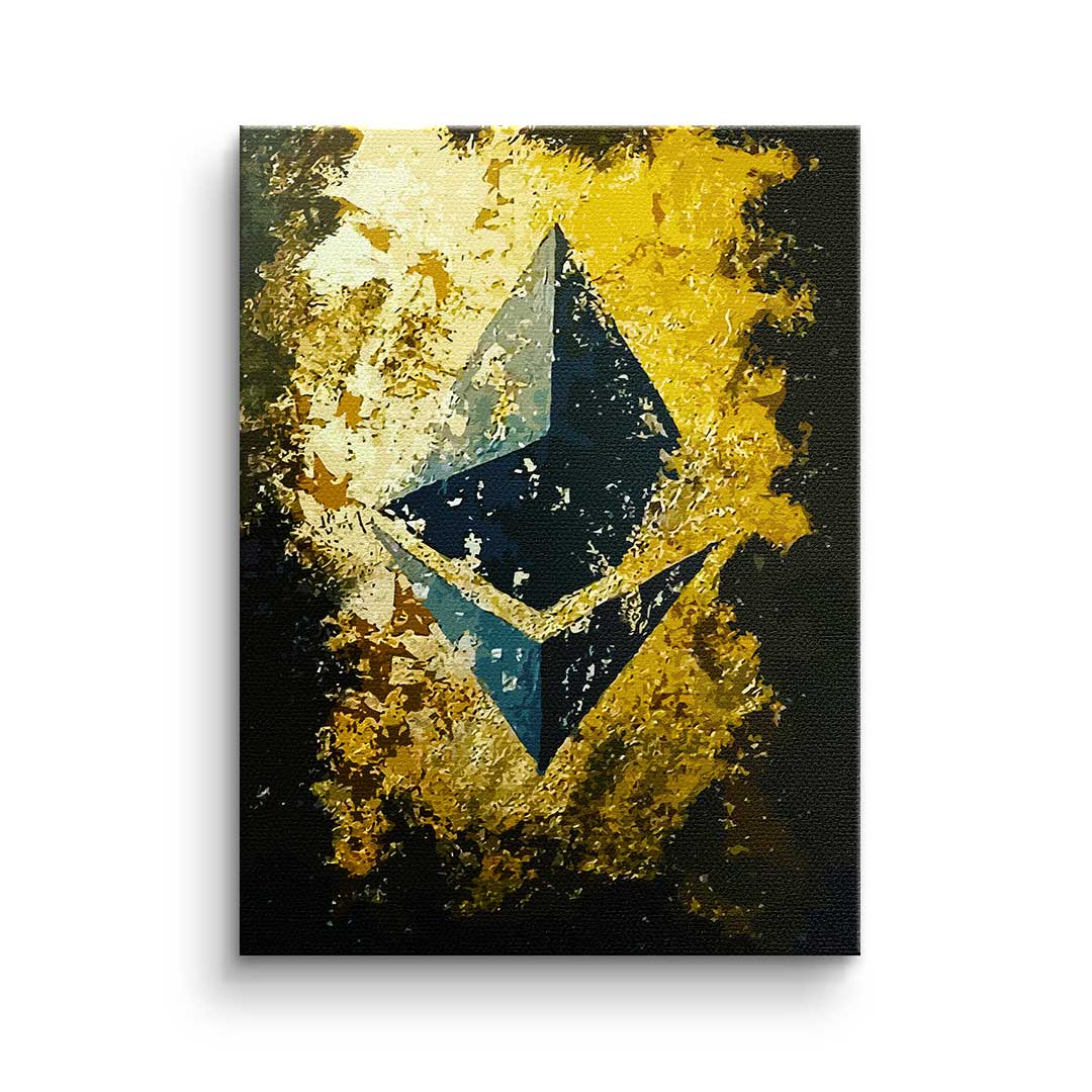 Canvas Golden Ethereum