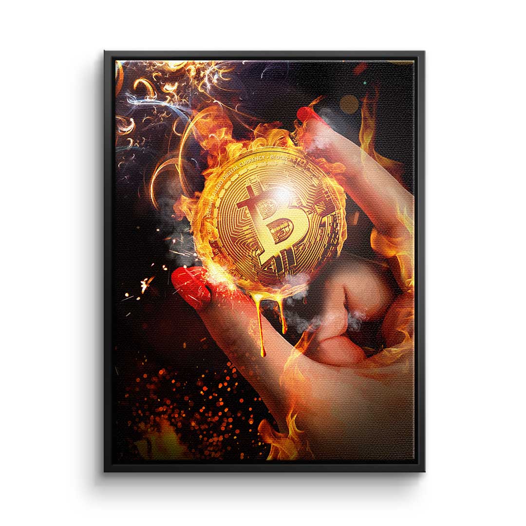 Canvas Goldrausch Bitcoin