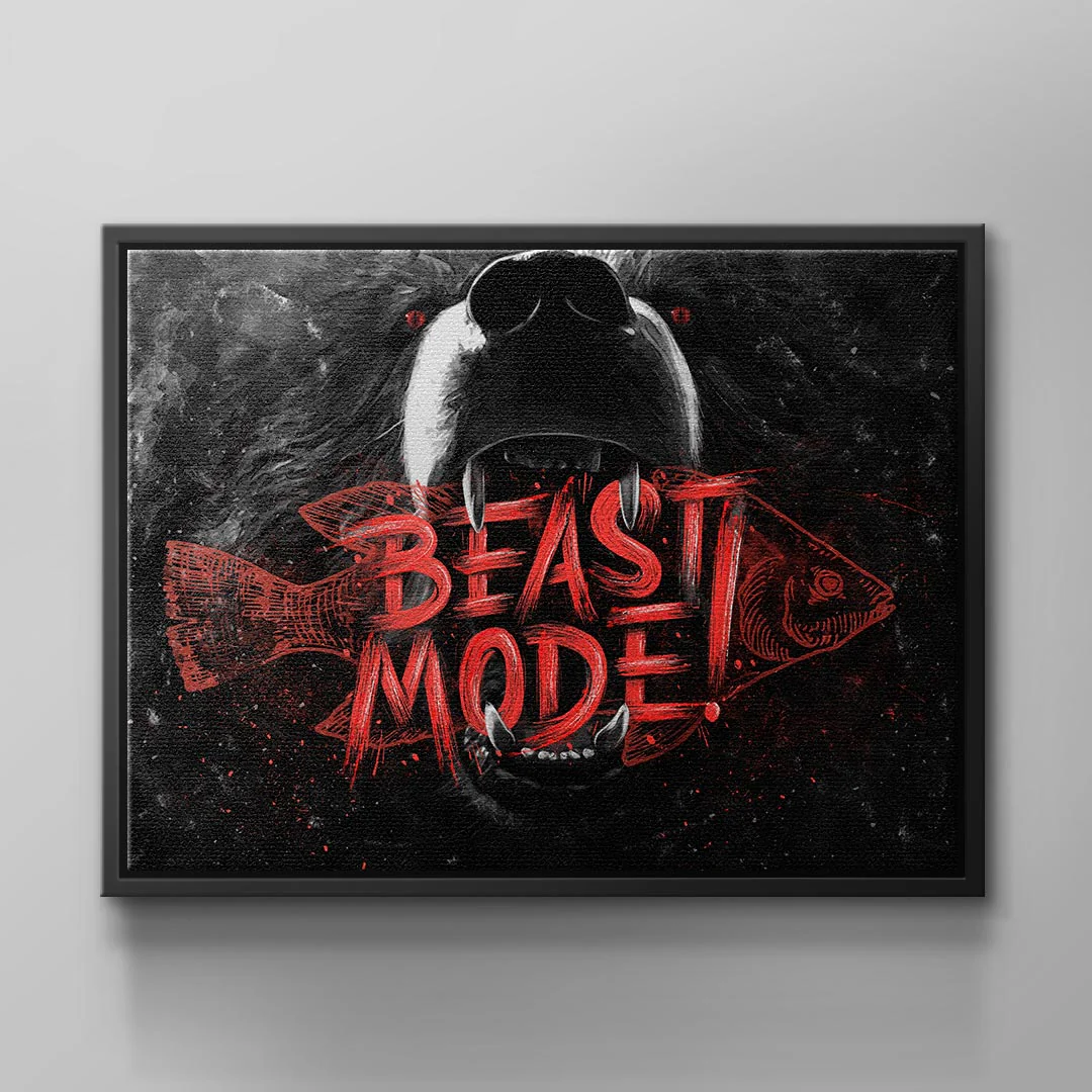 Canvas Beast Mode Bear