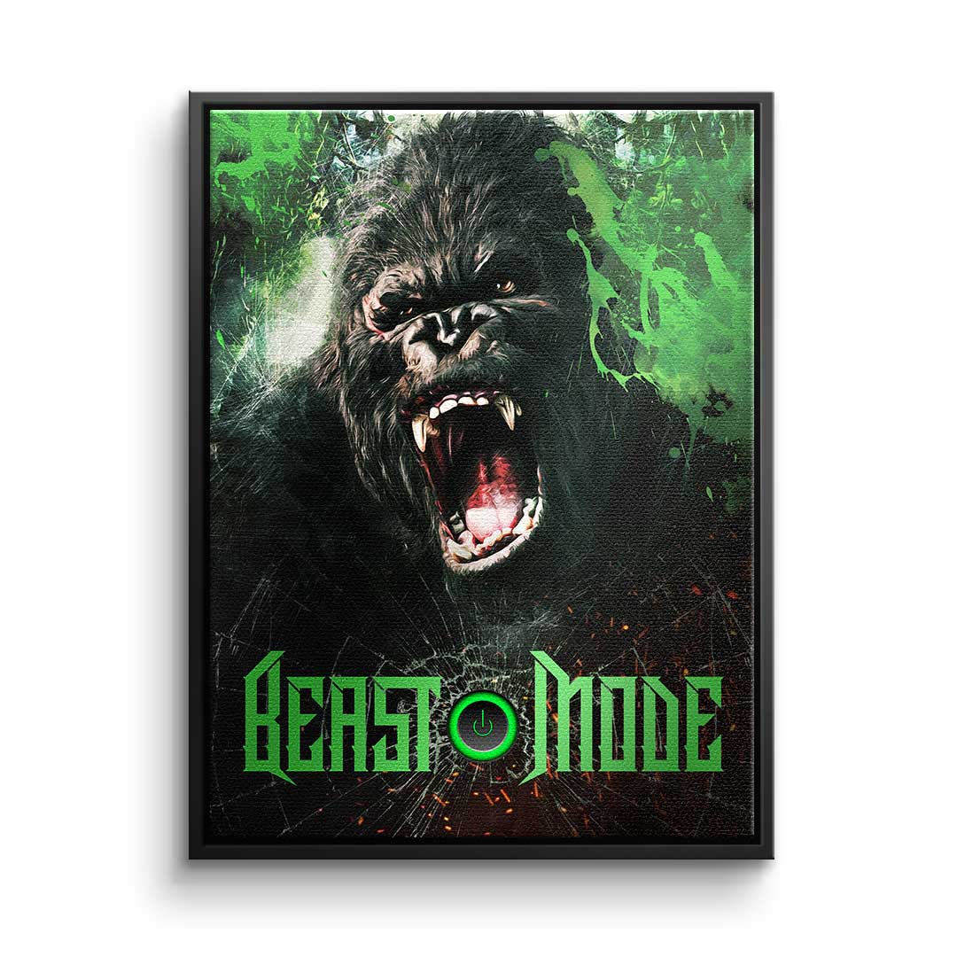 Canvas Beast Mode Gorilla