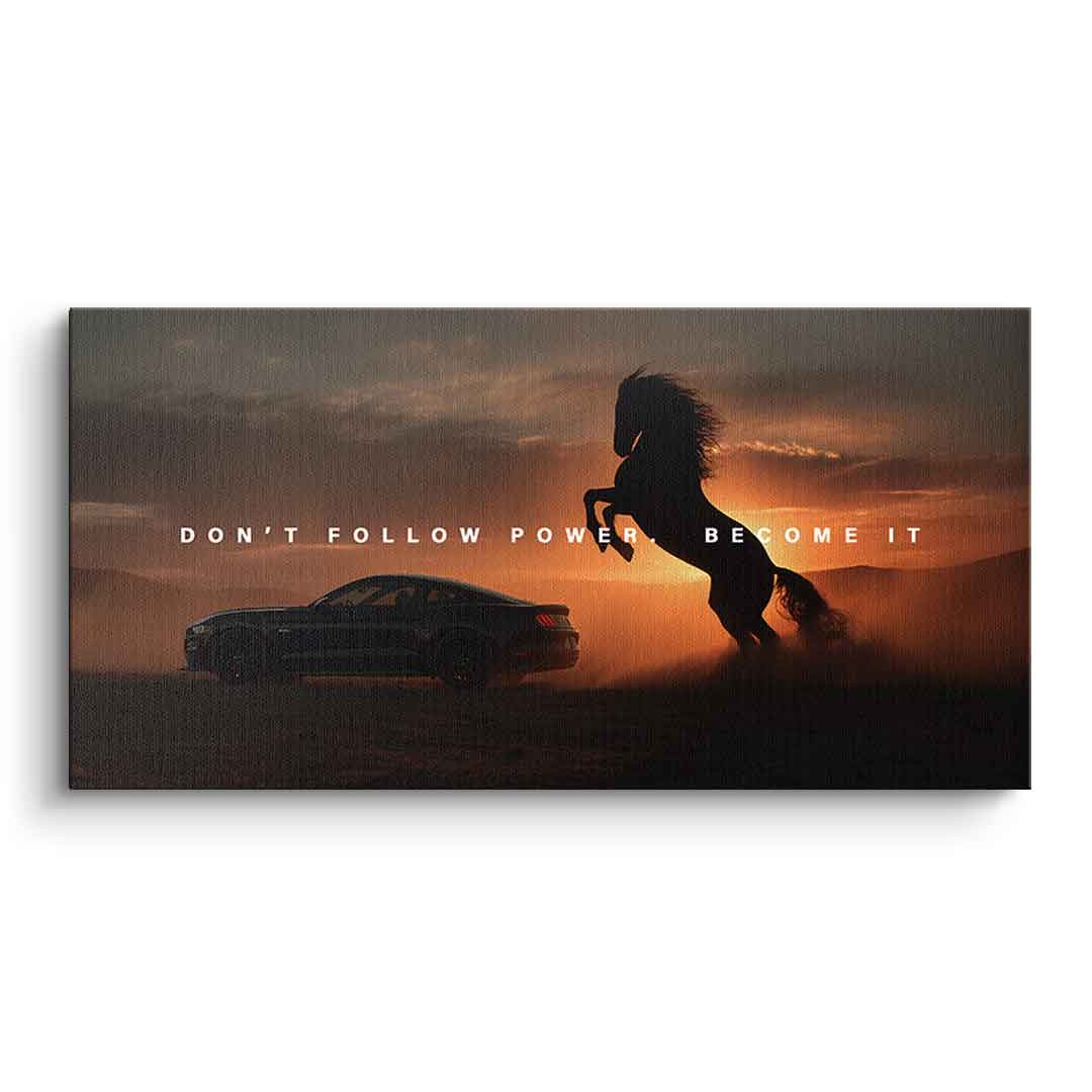 Canvas Become Power ( Ford Mustang )