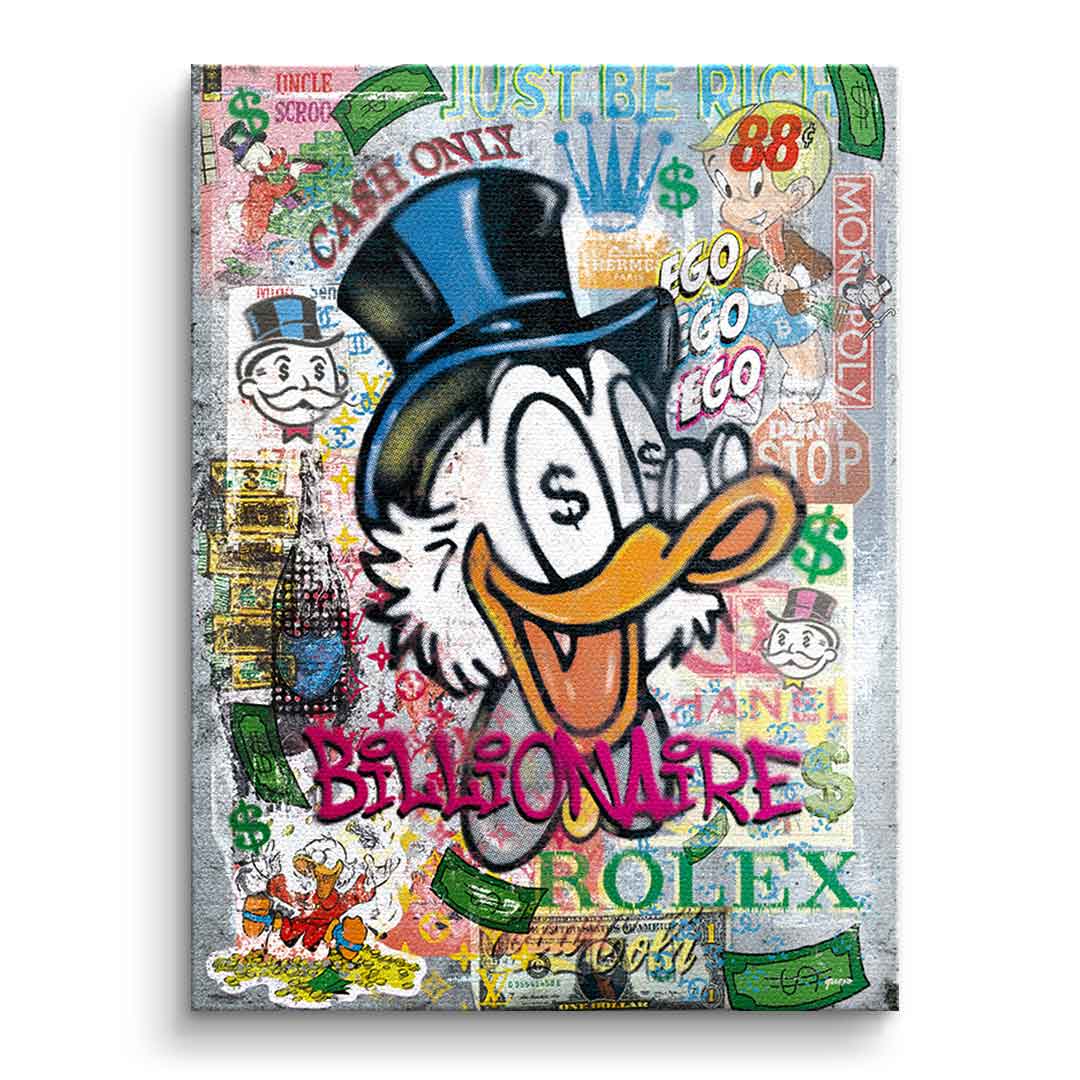 Canvas Billionaire Scrooge