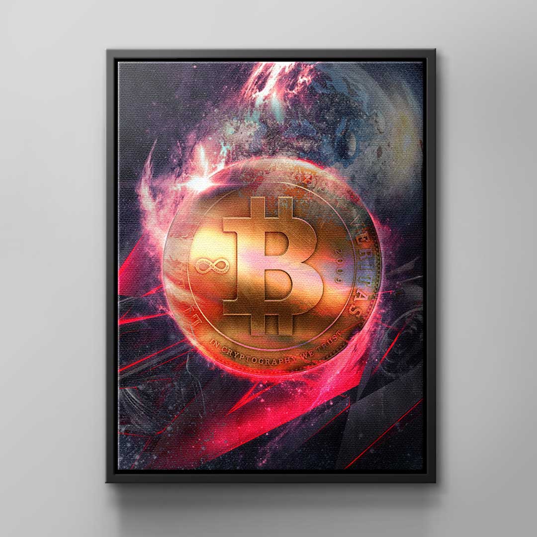 Canvas Bitcoin Balde