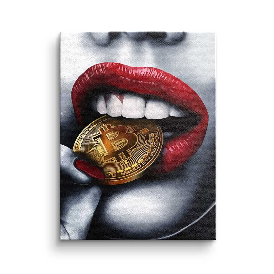 Canvas Bitcoin Girl