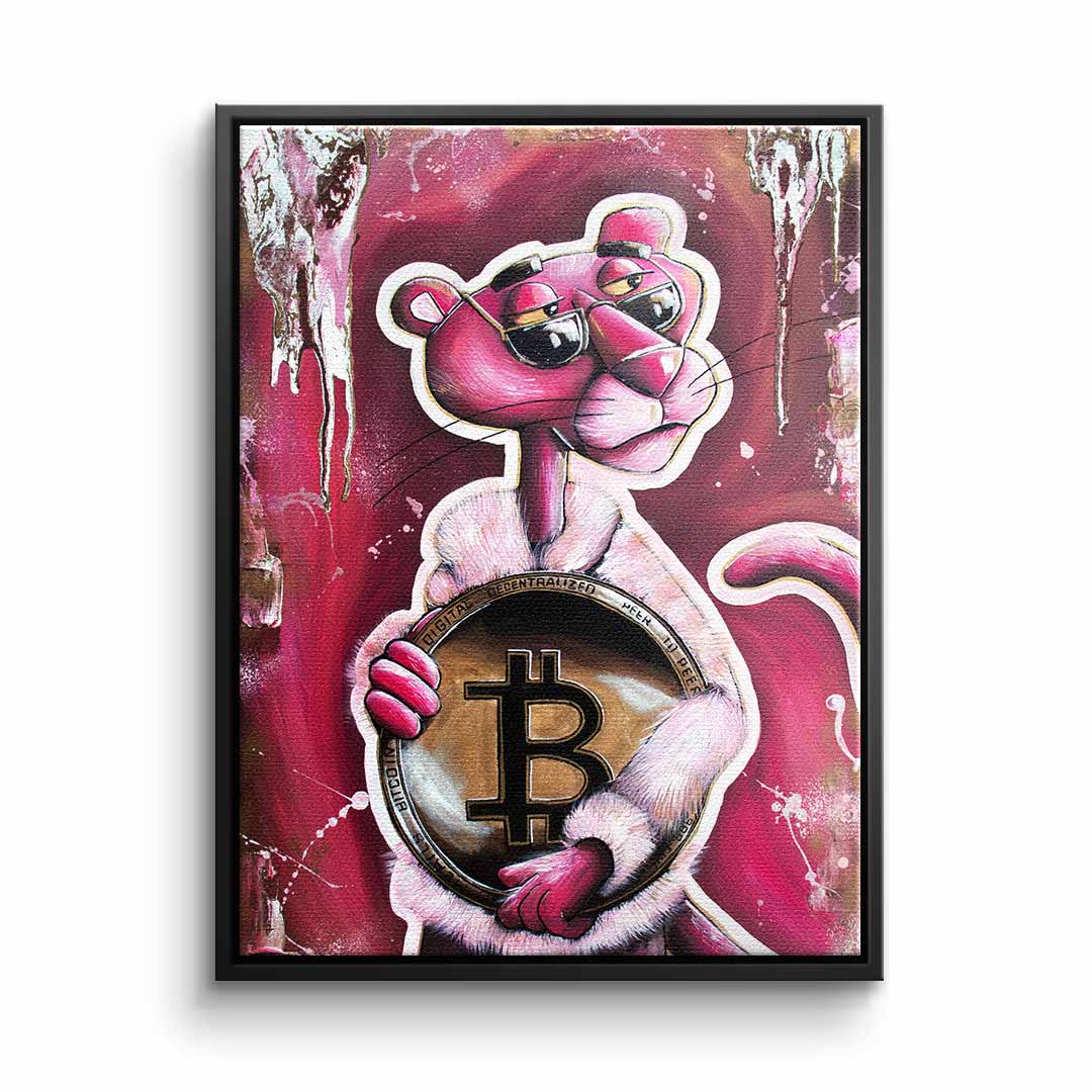 Canvas Bitcoin Panther