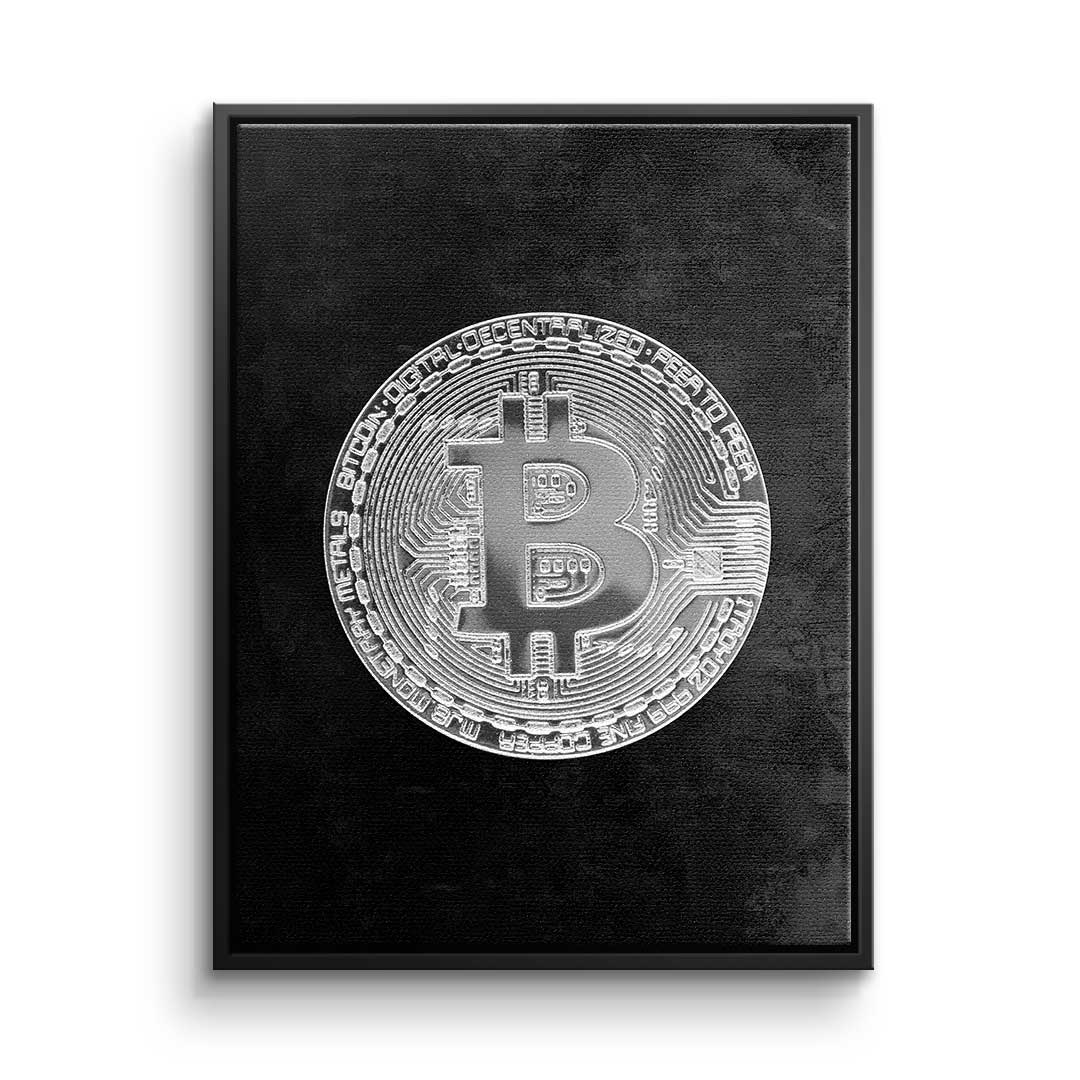 Canvas Black Bitcoin