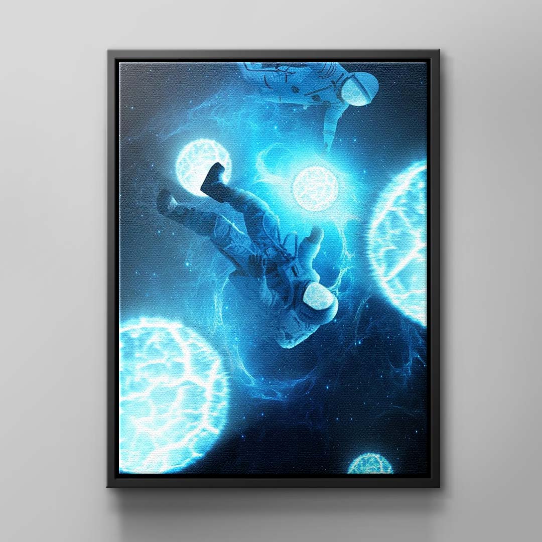 Canvas Blue Astronaut