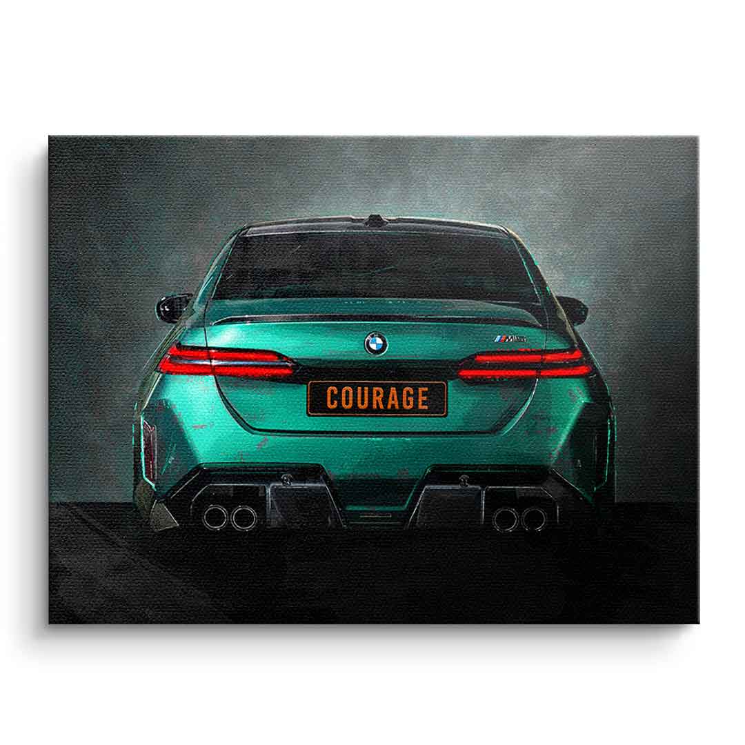 Canvas BMW M5 Backside