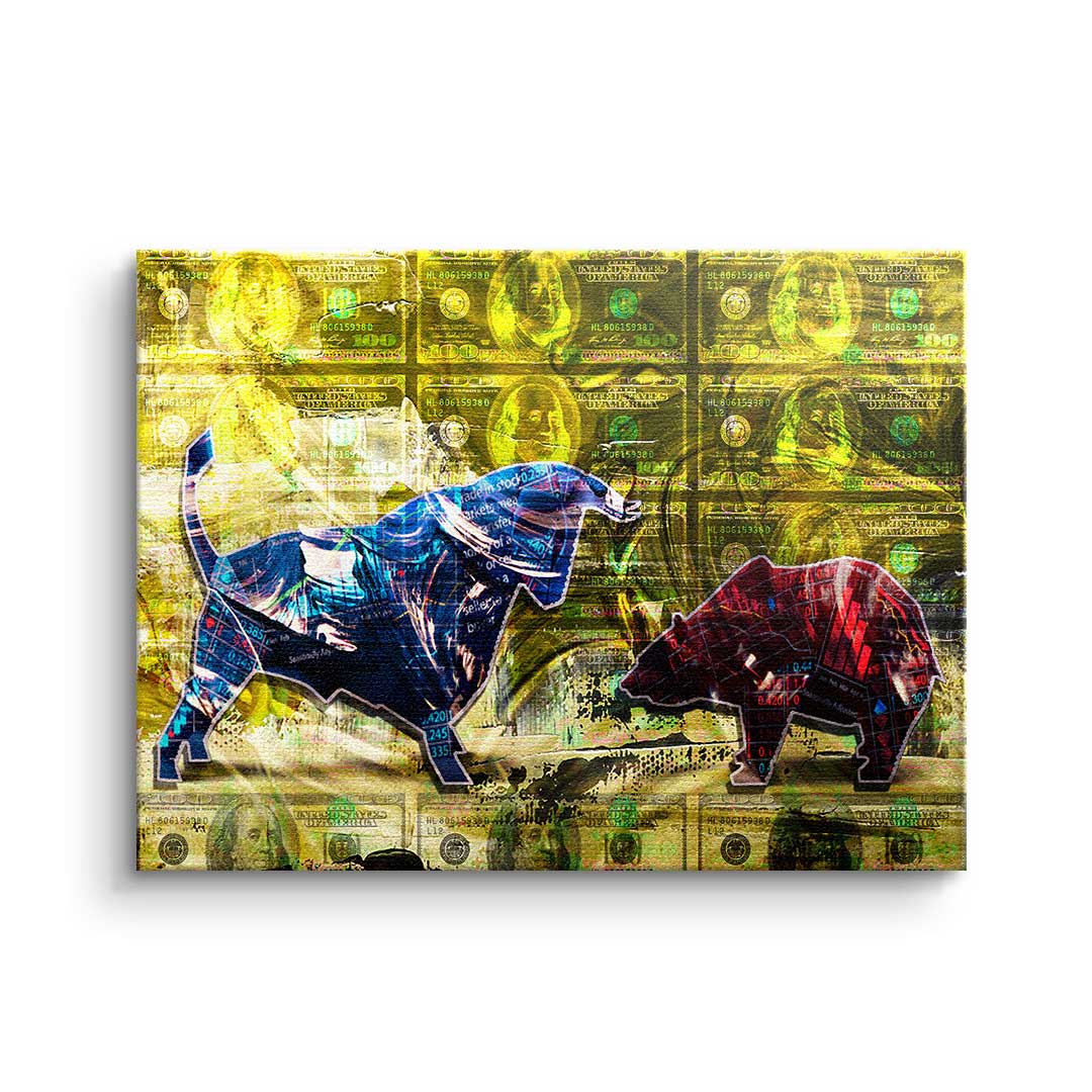 Canvas Bull vs. Bear