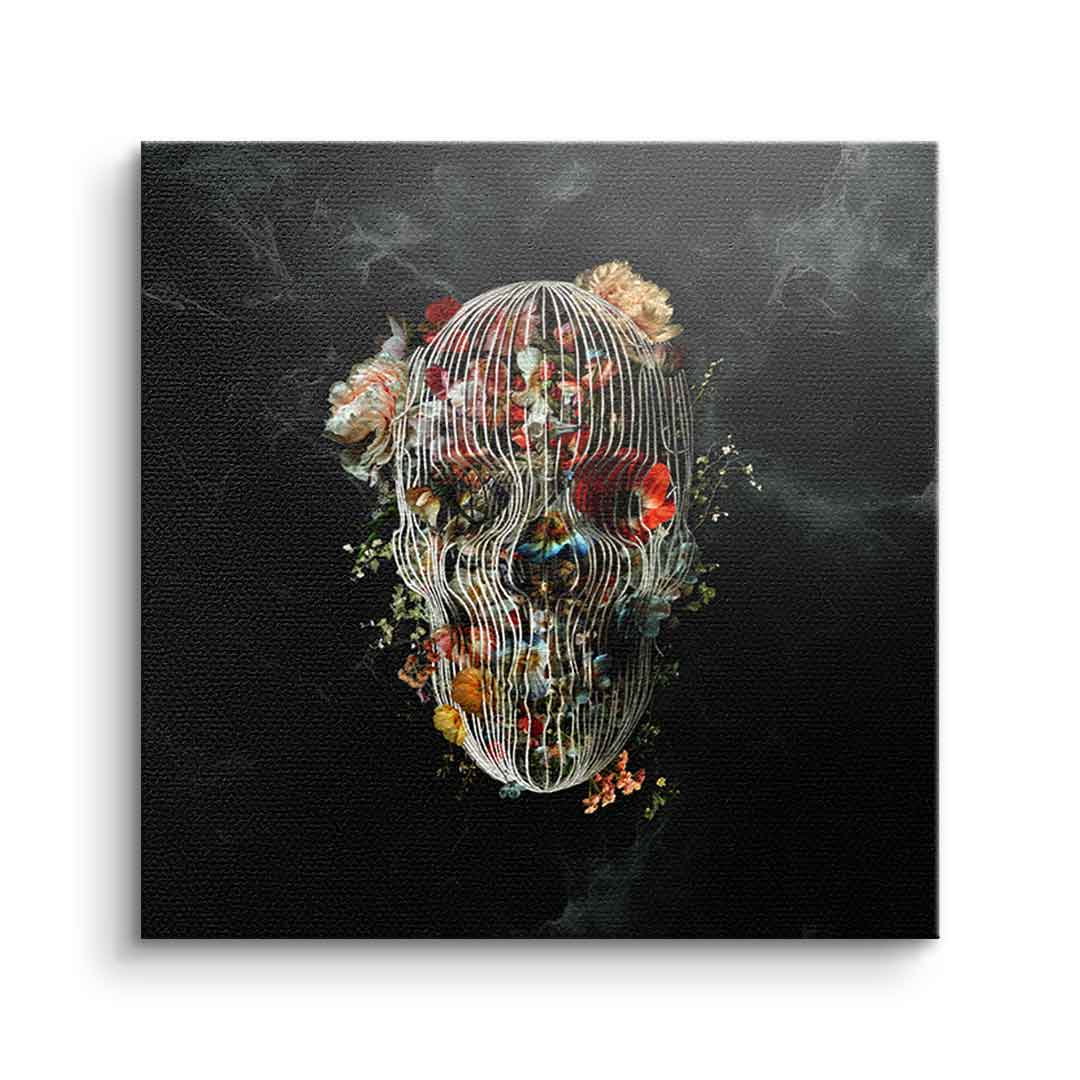 Canvas Cage Skull