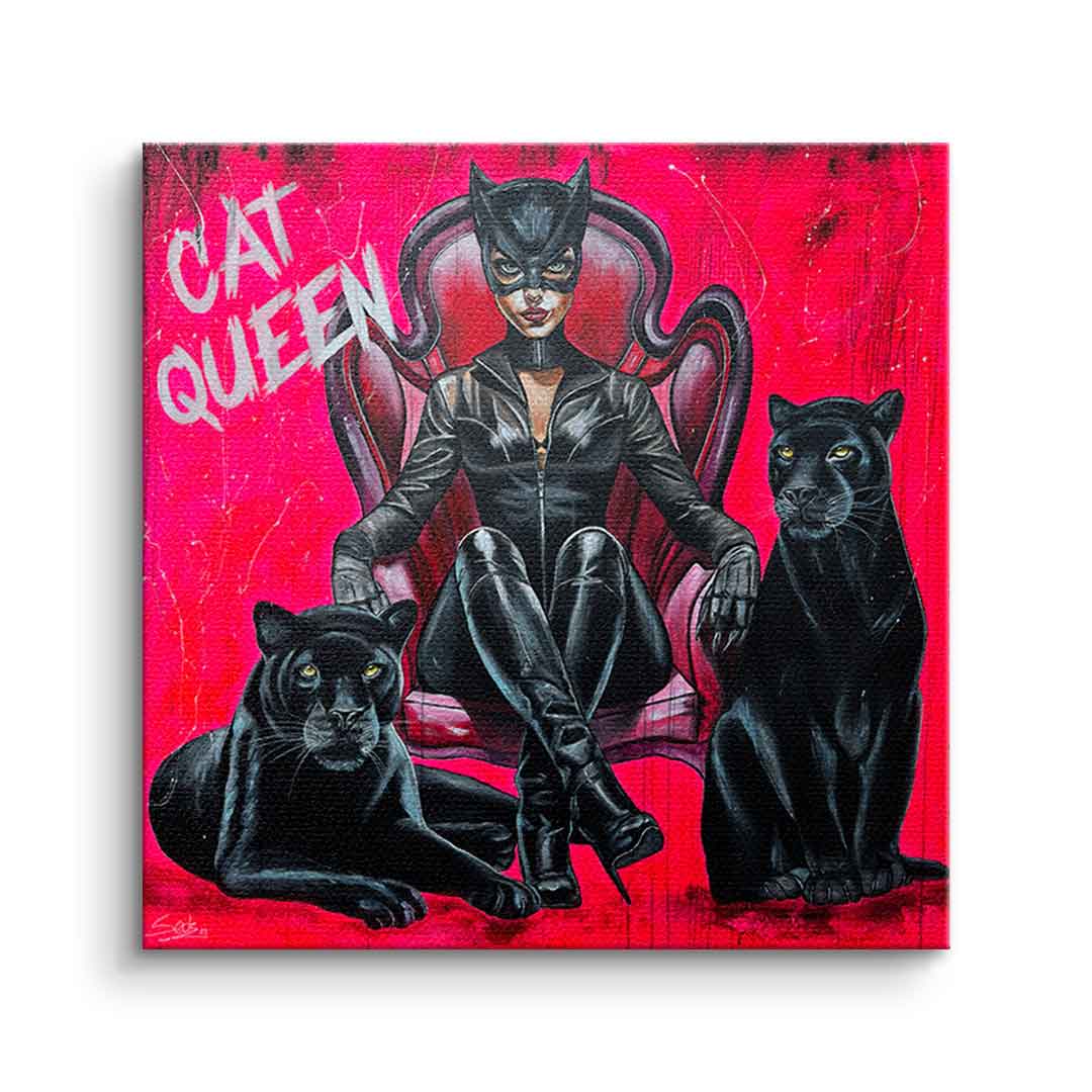 Canvas Cat Queen