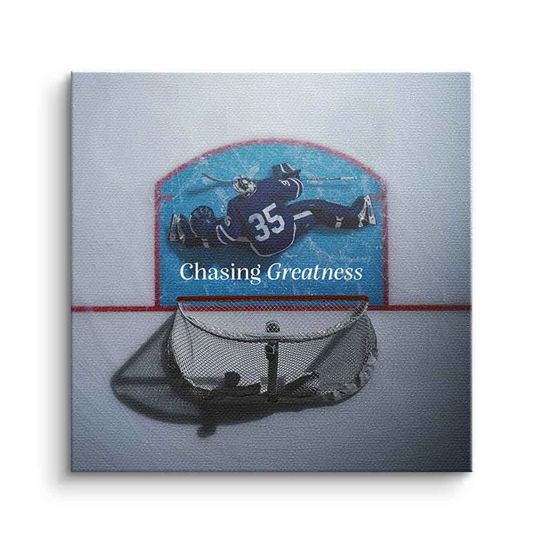 Canvas Chasing Greatness #Hokey - Quadrat Edition