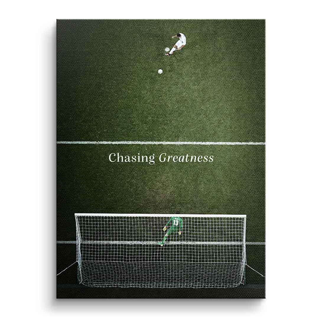 Canvas Chasing Greatness #Soccer