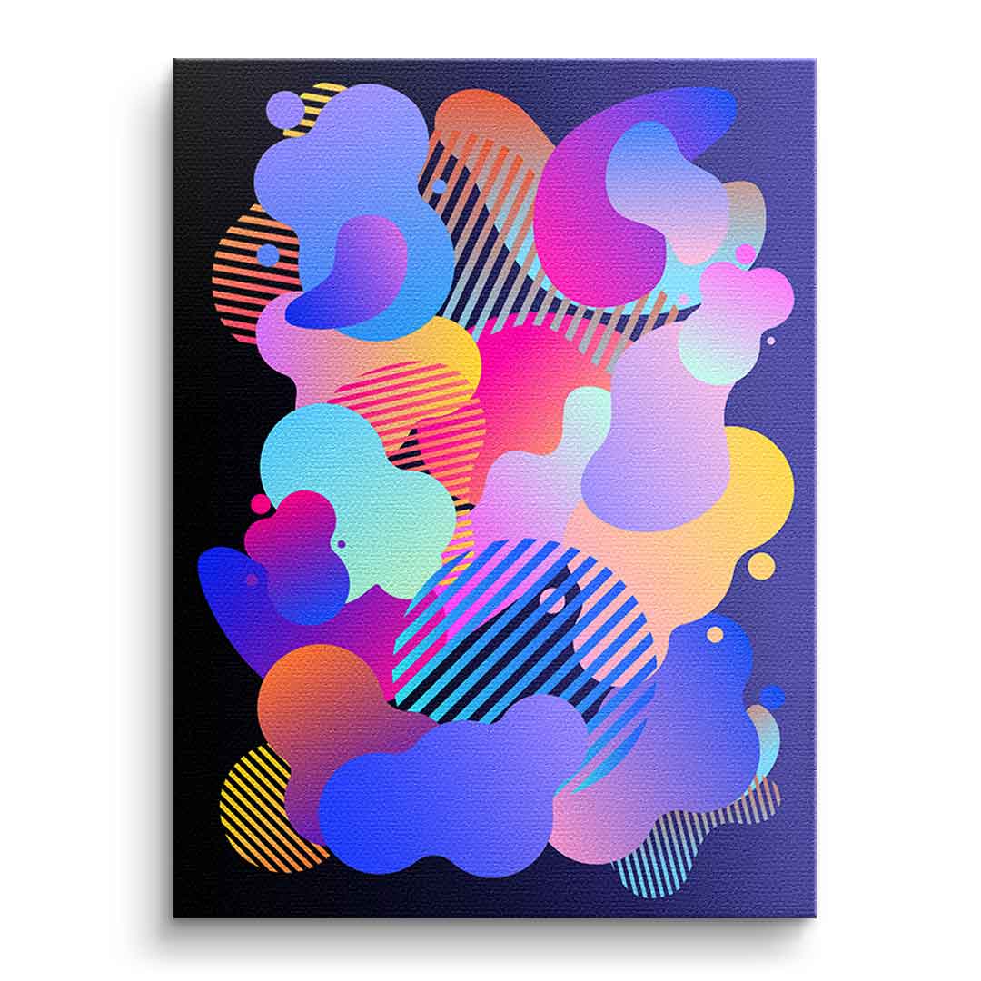 Canvas Colorful Splash