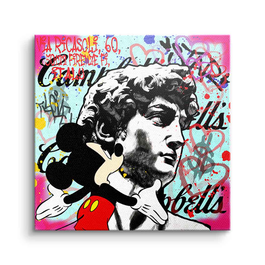 Canvas Comic Maus & David