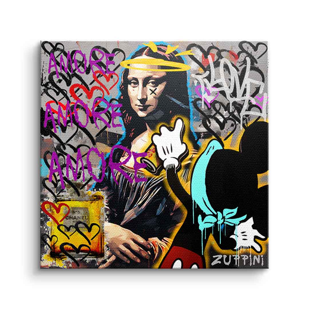 Canvas Comic Maus & Mona