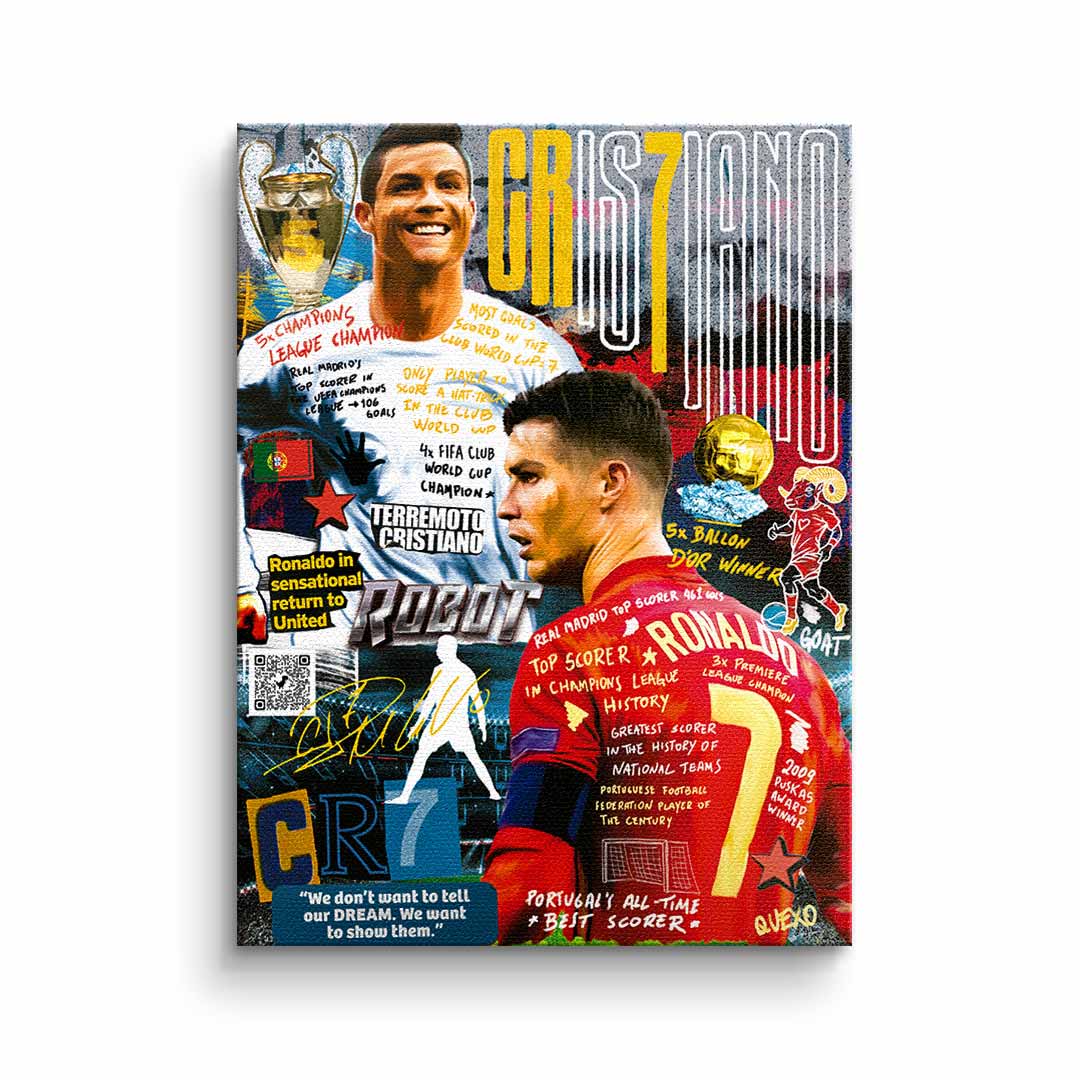 Canvas CR7 Style