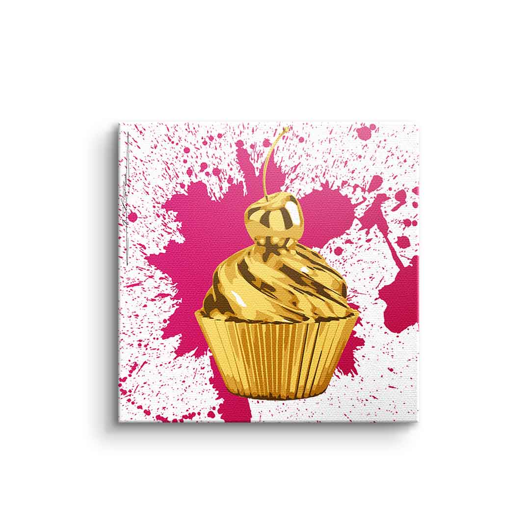 Canvas Cupcake Splash