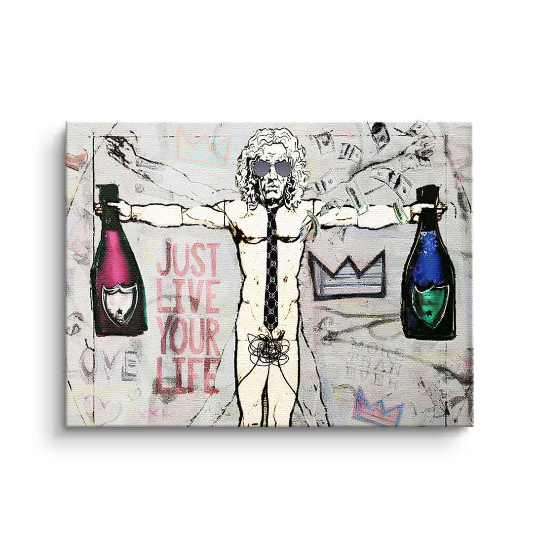 Canvas Da Vinci Life