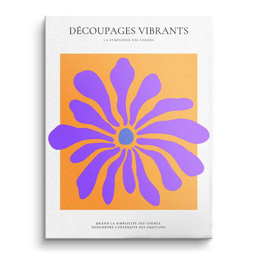 Canvas Découpages vibrants