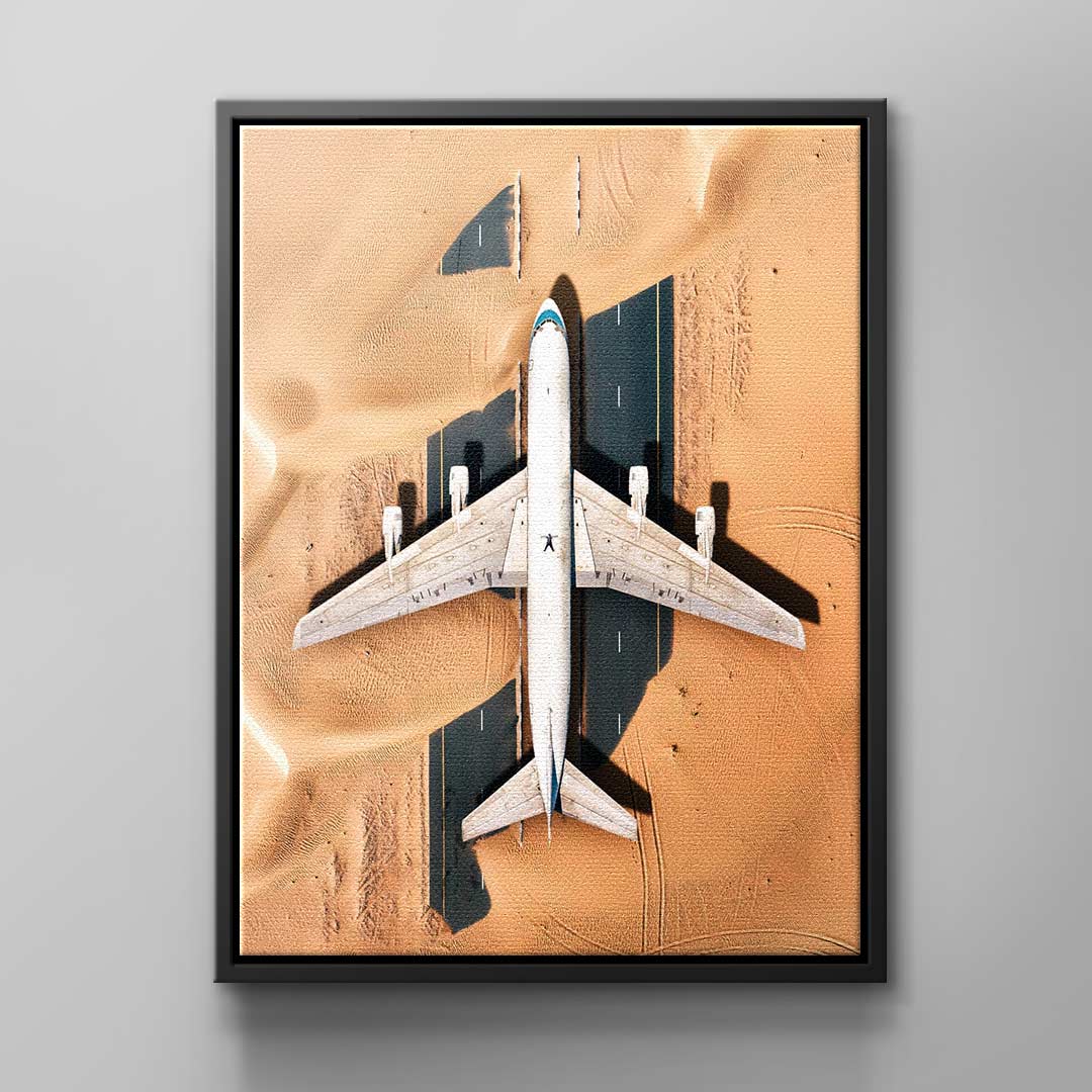 Canvas Desert Plane