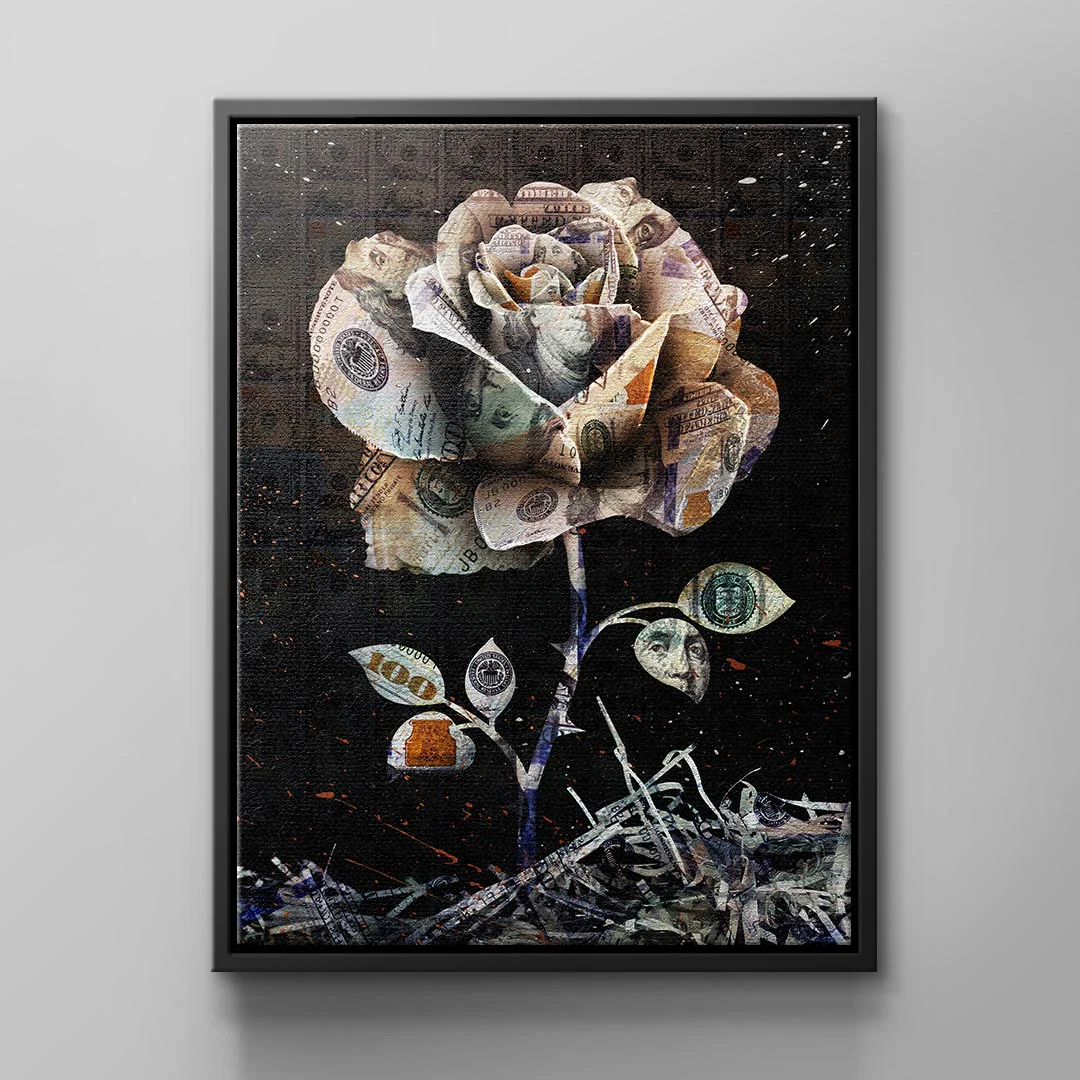 Canvas Die Erfolgsrose
