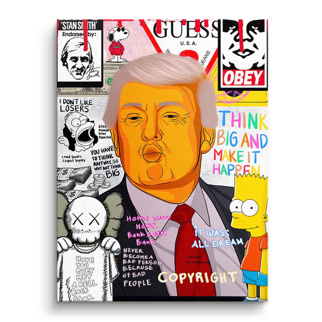 Canvas Donald Trump