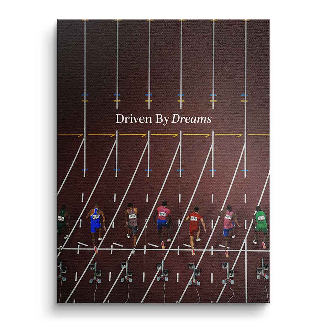 Canvas Driven by dreams #Athletics