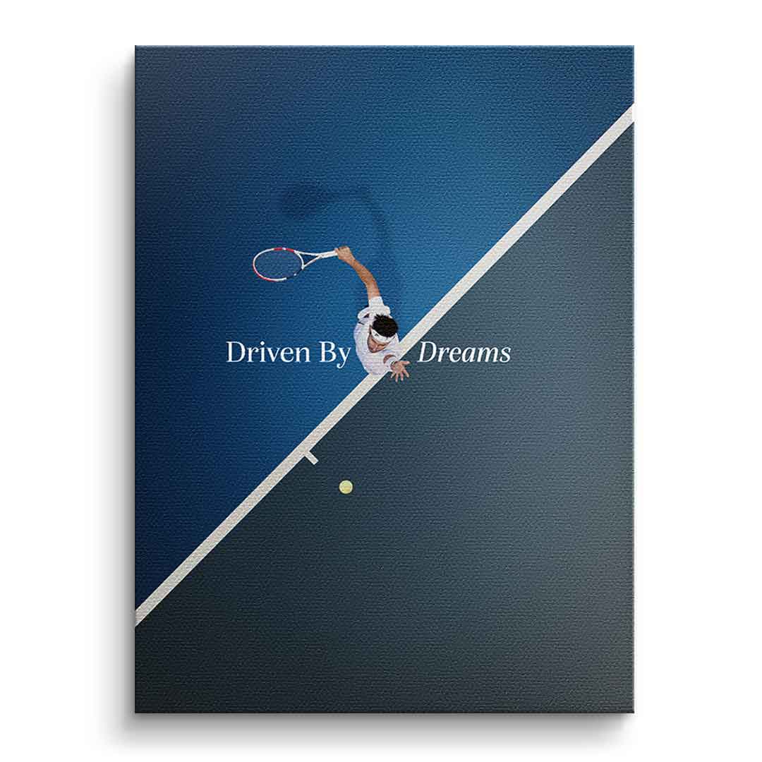Canvas Driven by dreams #Tennis