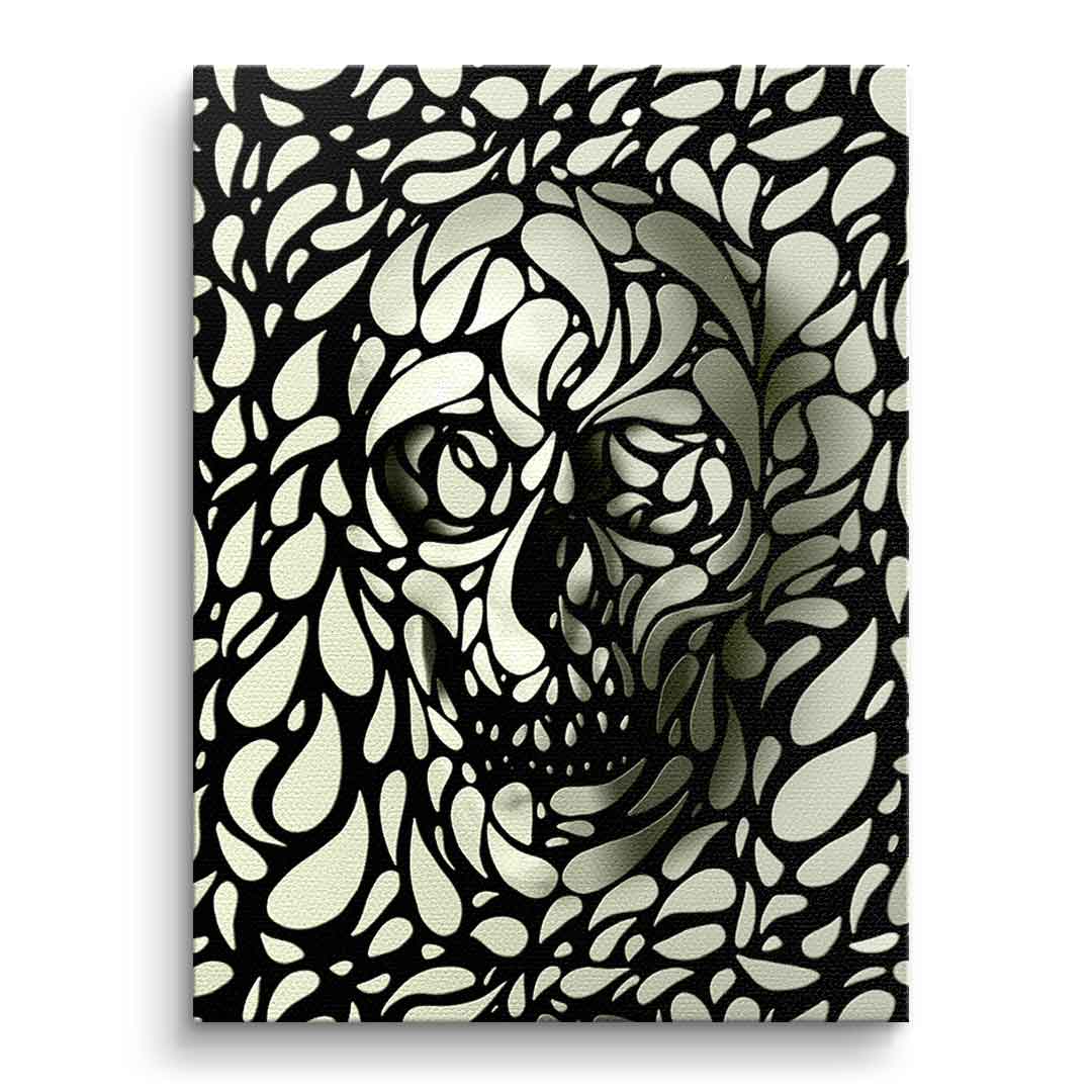 Canvas Drop Skull