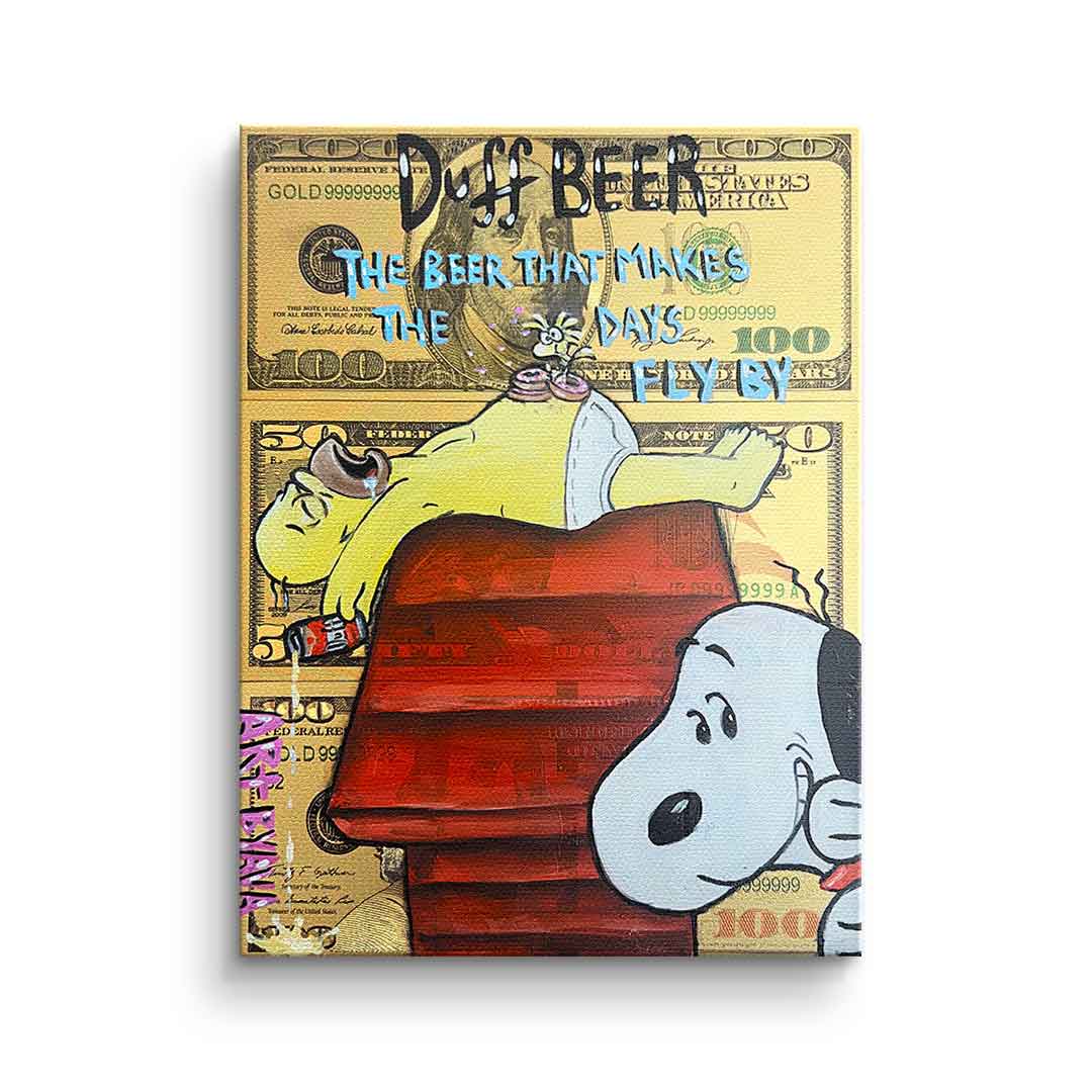 Canvas Duff Beer Magic