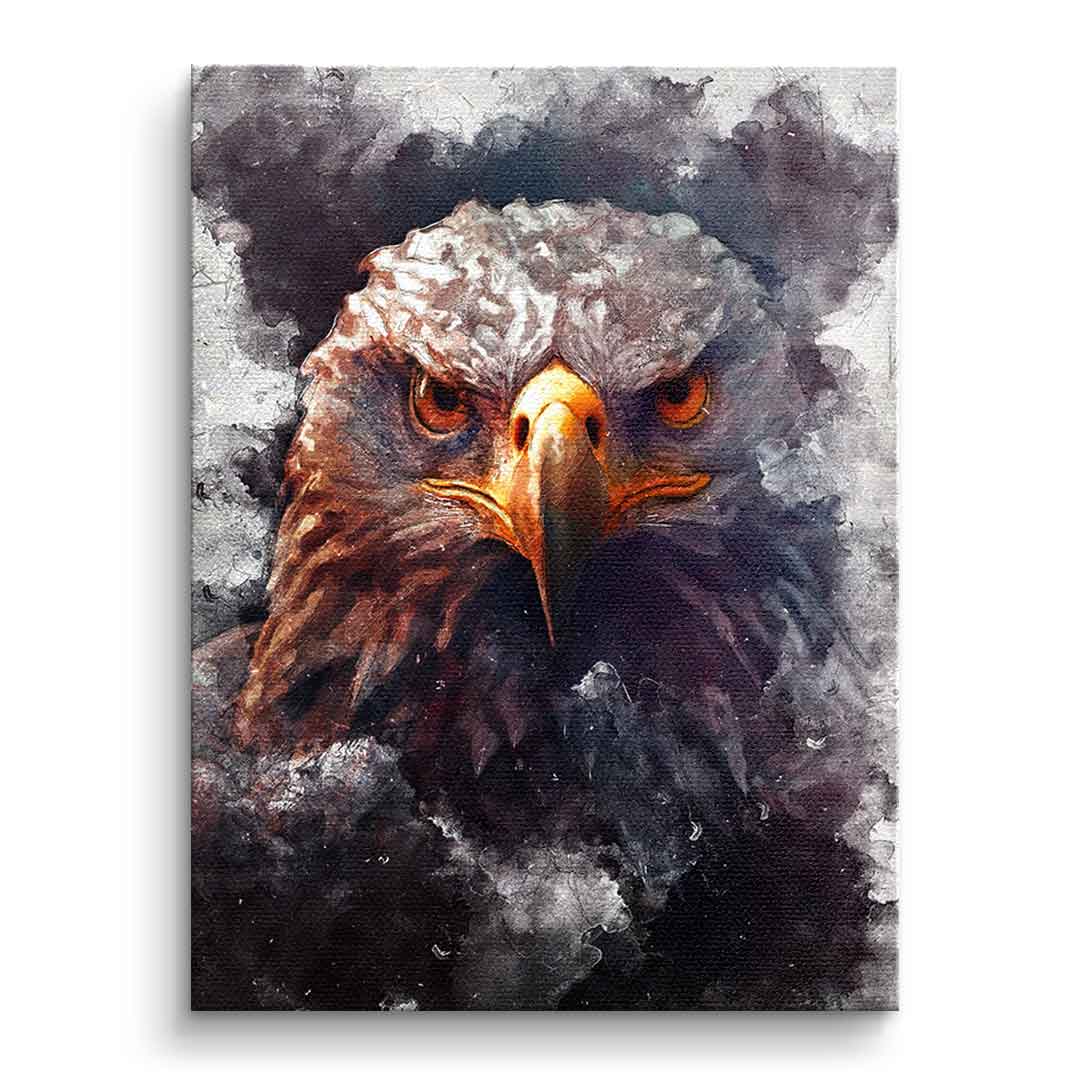 Canvas Eagle Portrait