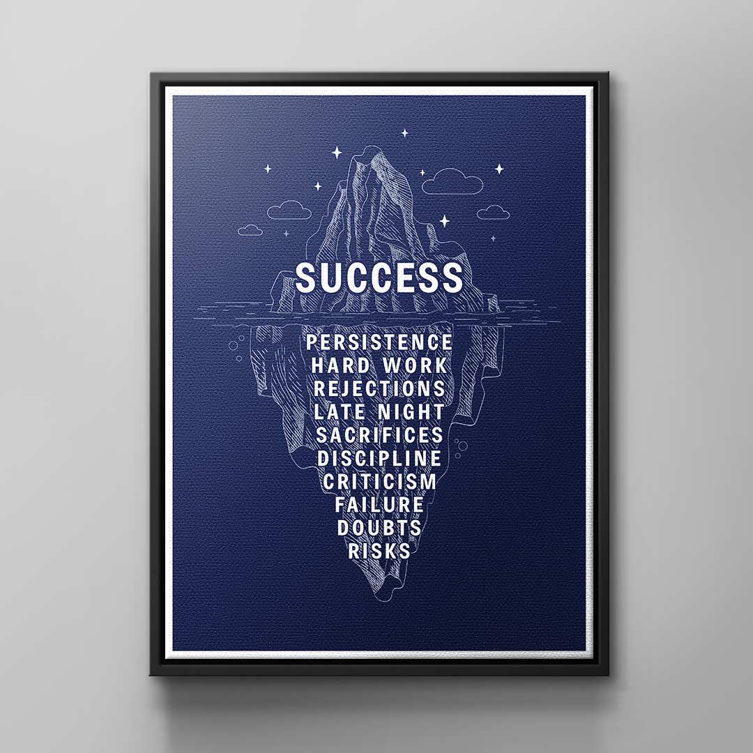 Canvas Eisberg des Erfolges #infografik