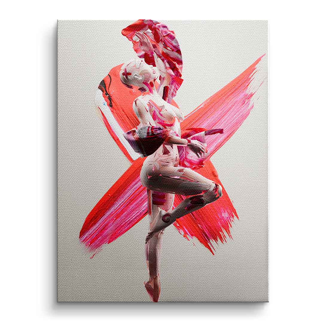 Canvas Eruption of Elegance