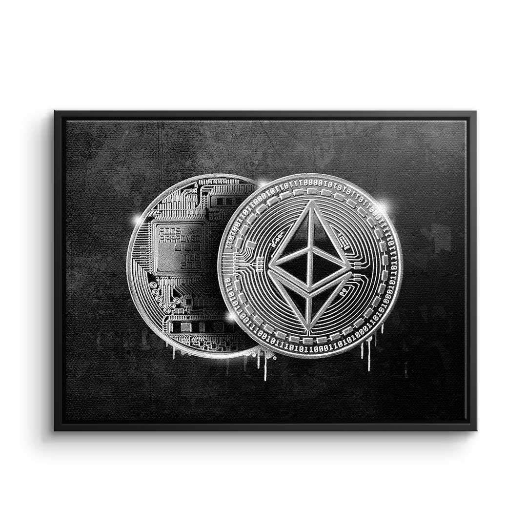 Canvas Ethereum Coin
