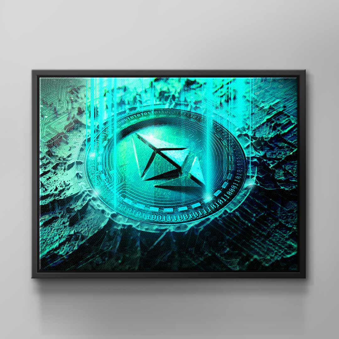 Canvas Ethereum Gravur