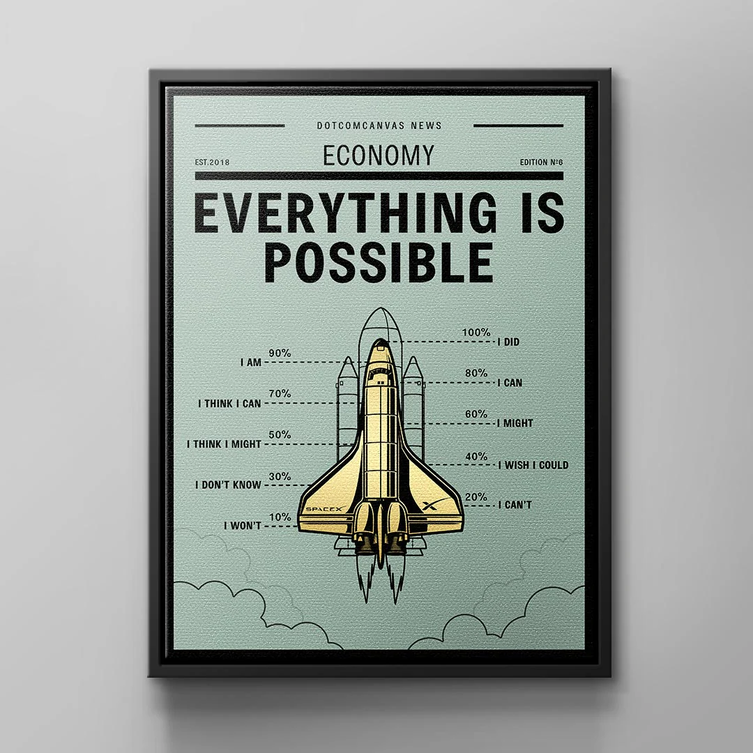 Canvas EVERYTHING IS POSSIBLE