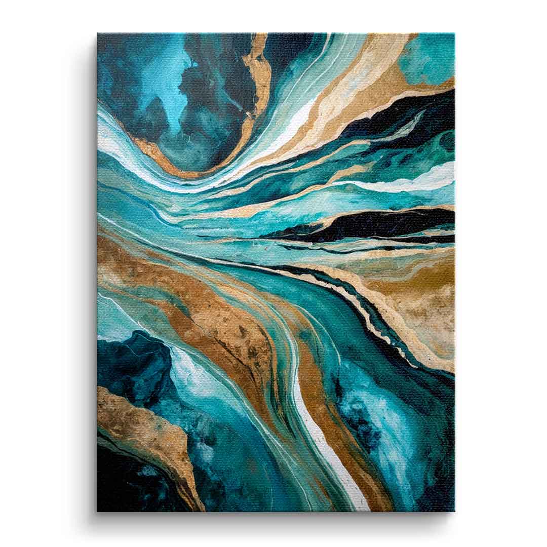 Canvas Flowing Through Time