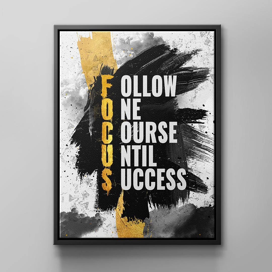 Canvas Follow one course until success