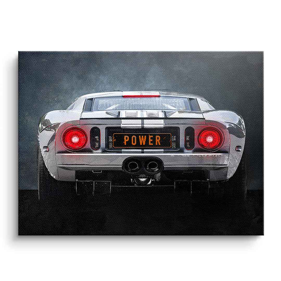 Canvas Ford GT Backside
