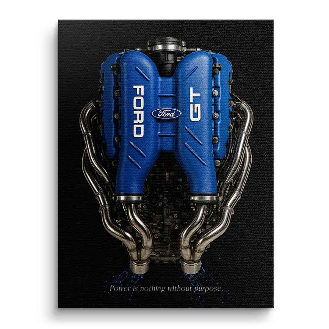 Canvas Ford GT Engine