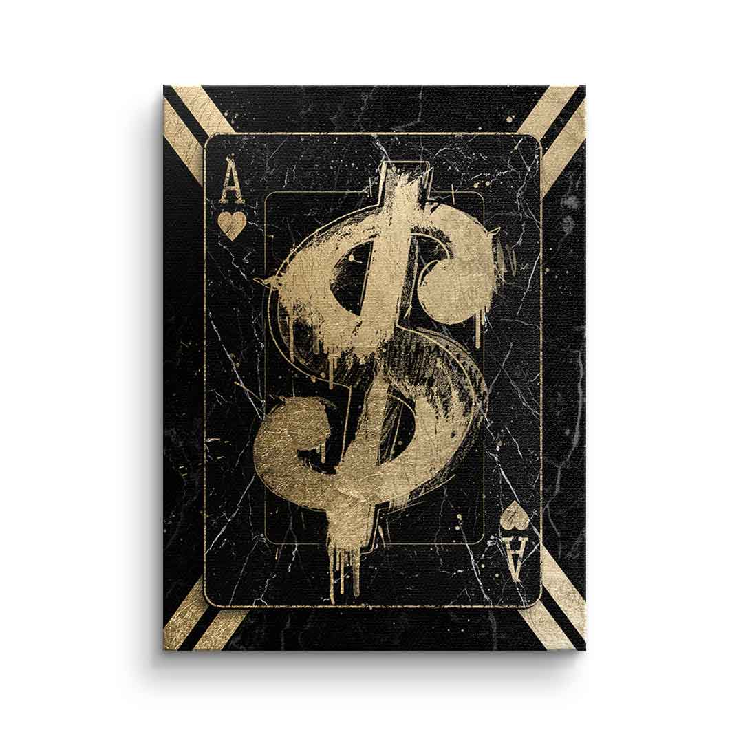 Canvas GANGSTER SIGN
