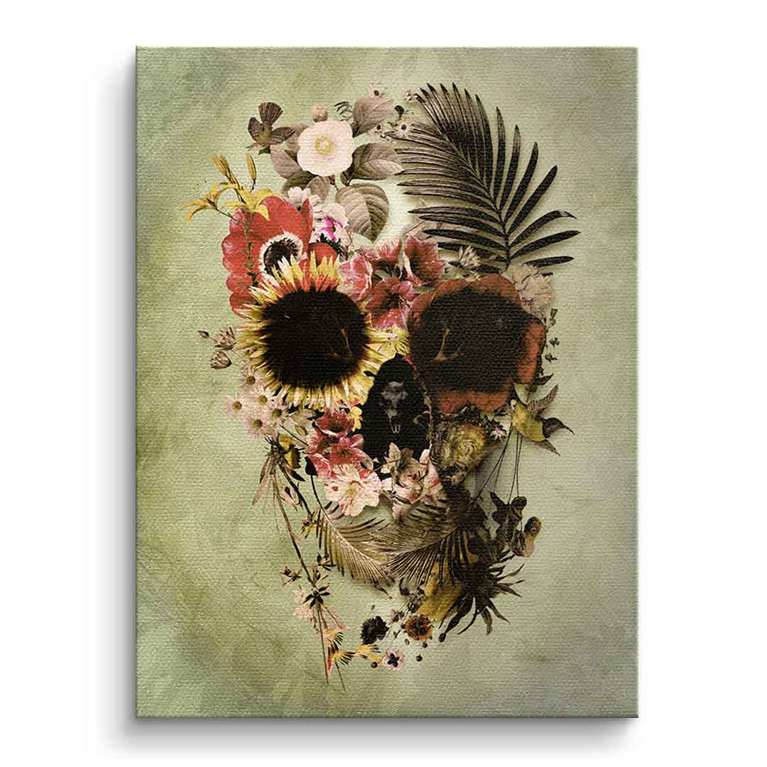 Canvas Garden Skull Light