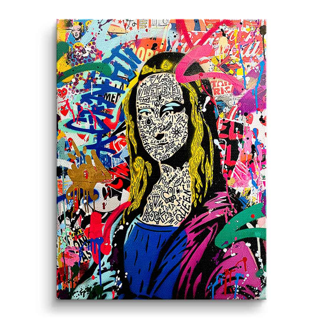 Canvas GRAFFITI MONA