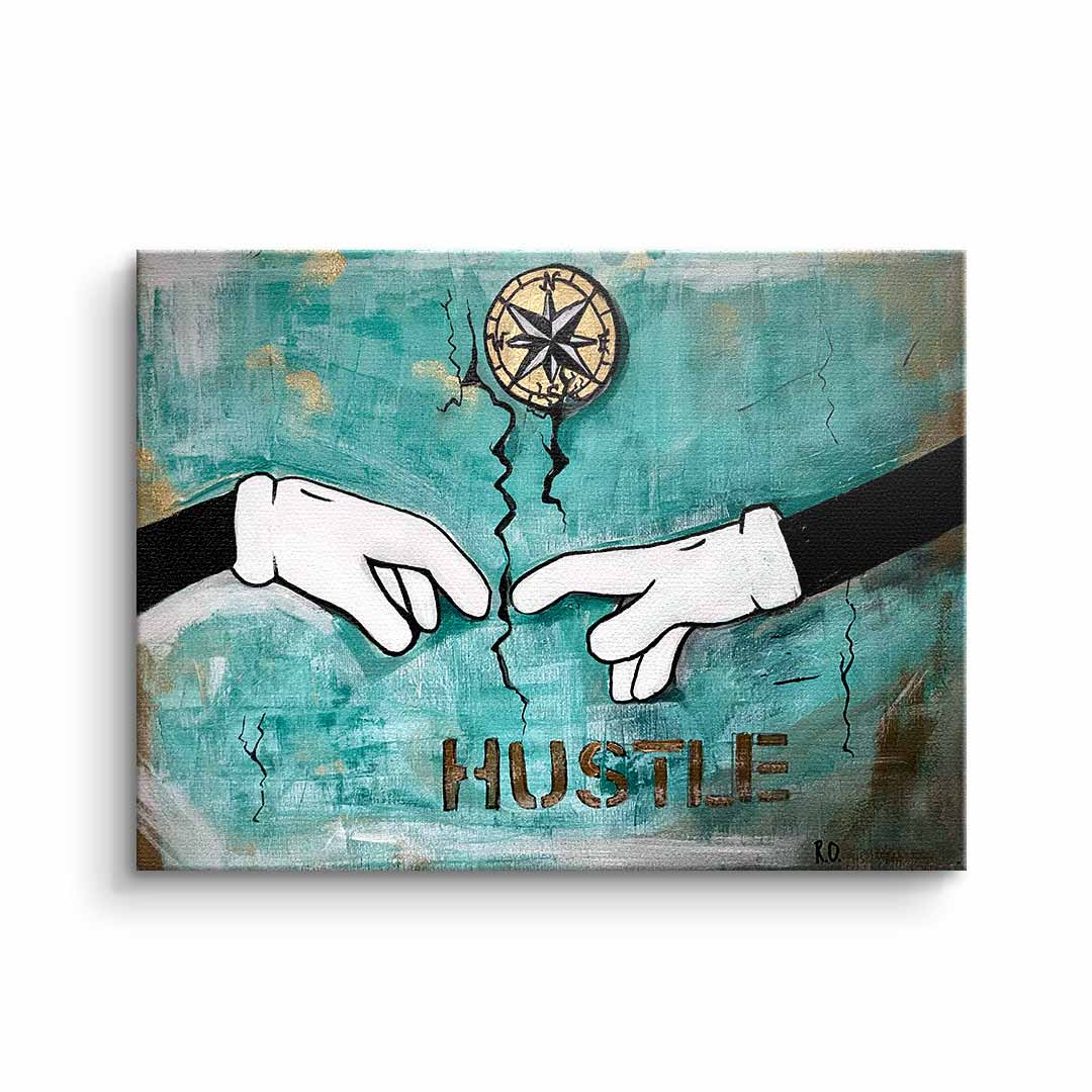 Canvas Hands Of Hustle