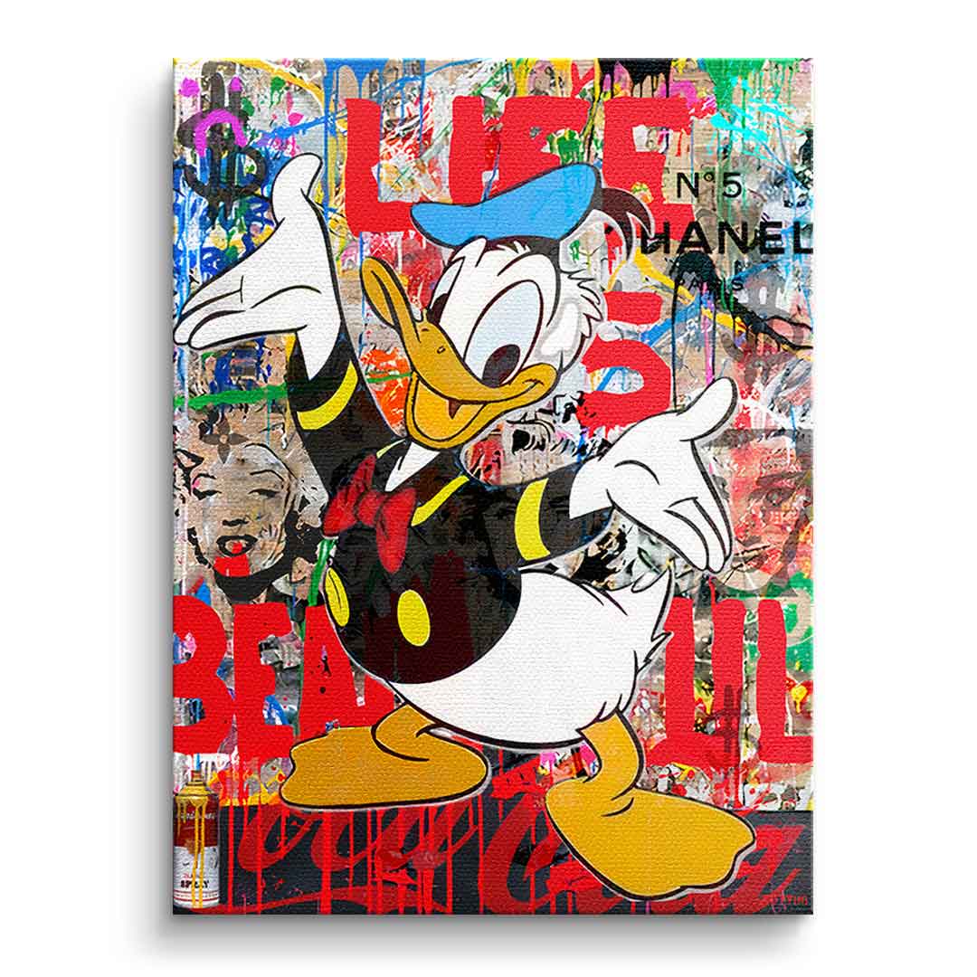 Canvas Happy Duck
